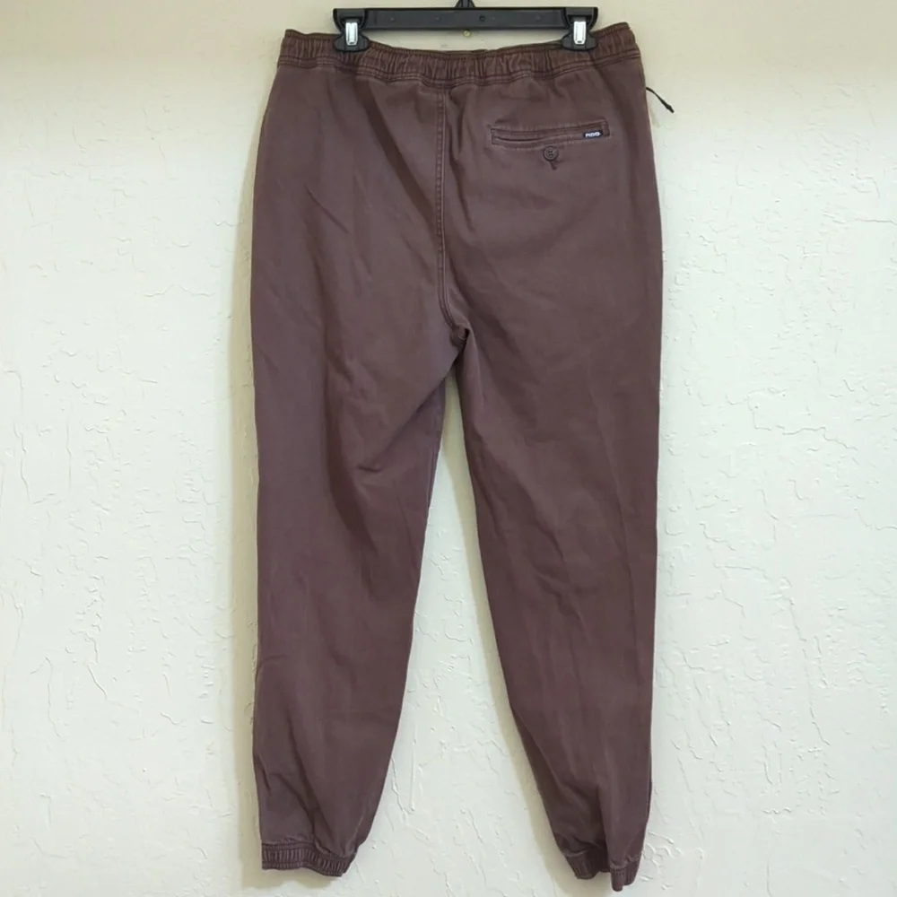 RSQ Bundle of (3) Black Brown & Gray Twill Jogger Pants Size Large